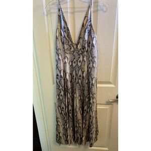 Jennifer López dress (leather faux)